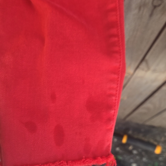 Mother Stylish Red Women's Jeans - Picture 4 of 9